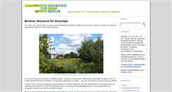 Desktop Screenshot of gruenzuege-fuer-berlin.de